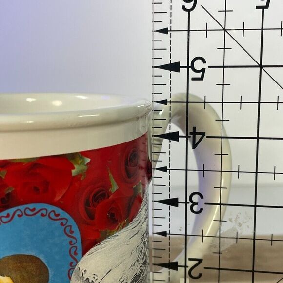 Hersheys Kisses 3D Valentine Mug Nostalgic Romantic Roses Chocolate Twist Handle - Picture 9 of 9